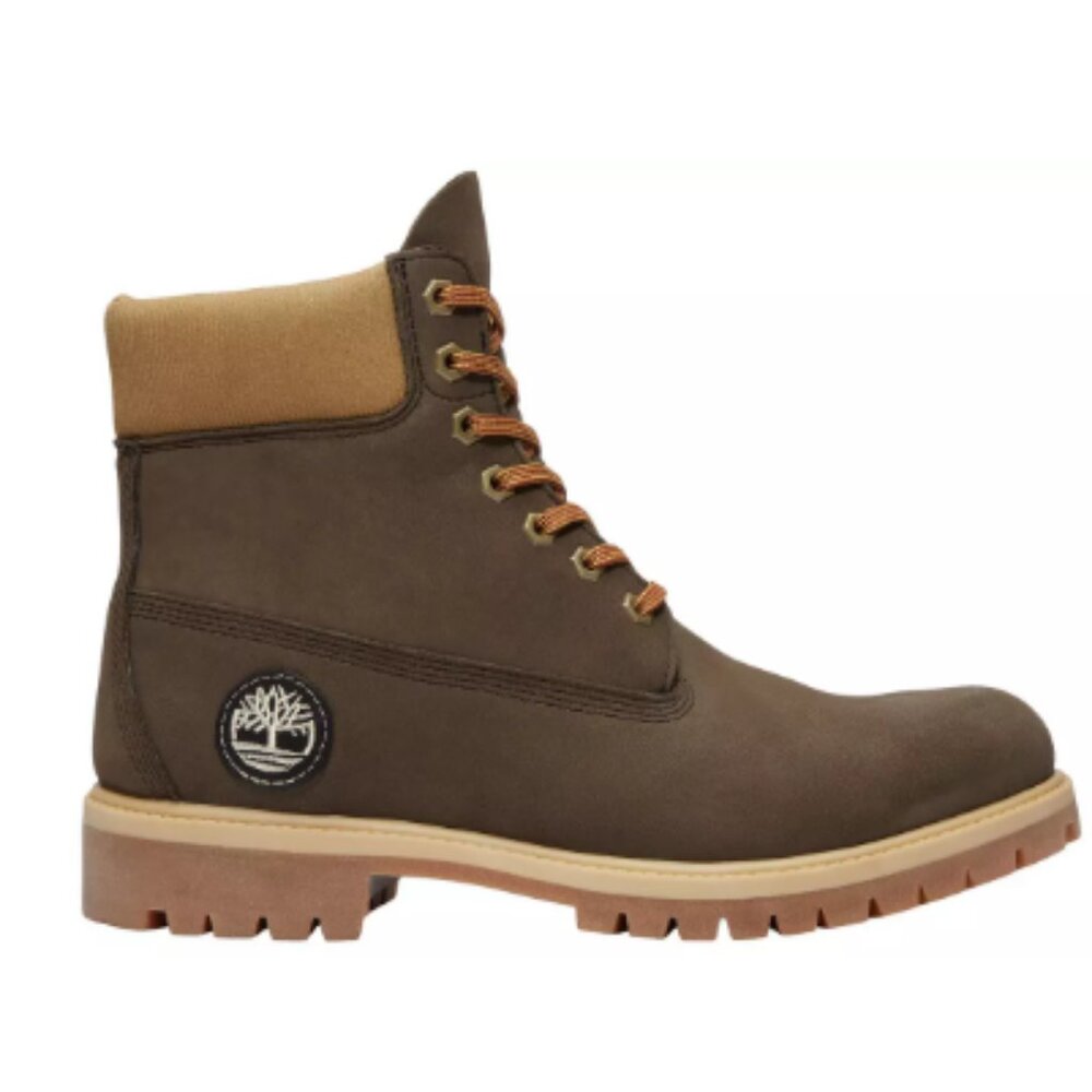 Dark Brown Nubuck - Timberland Men's 6'' Premium 400g Waterproof Boots